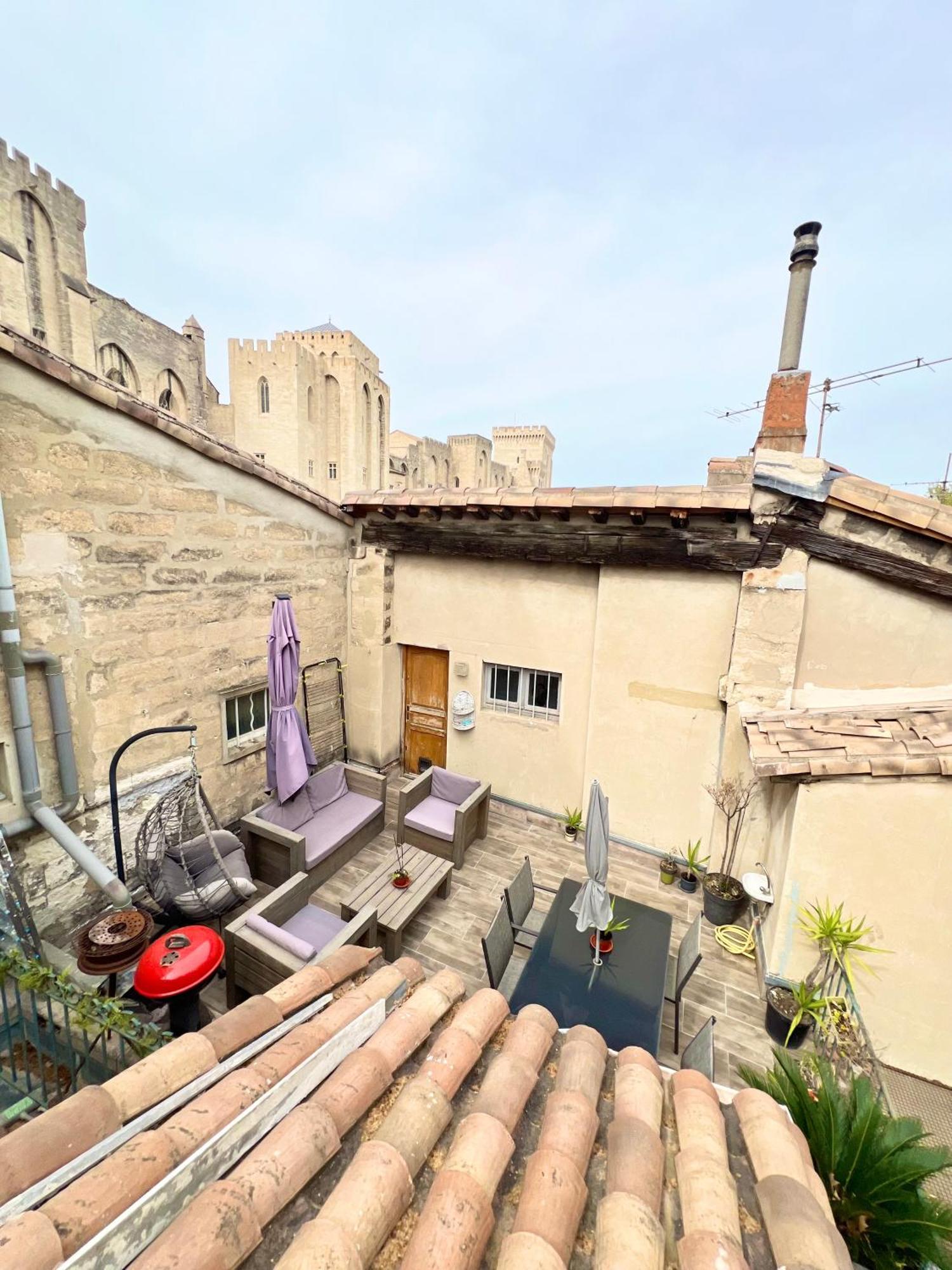 Apartmán Renove, Vue Sur Palais Des Papes, Terrasse Et Wifi Troisieme Etage Avignon Exteriér fotografie