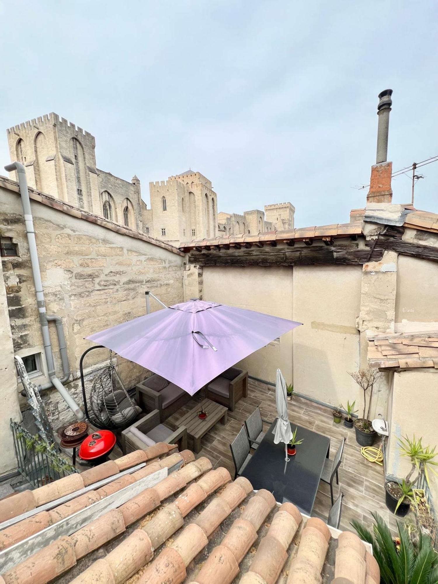 Apartmán Renove, Vue Sur Palais Des Papes, Terrasse Et Wifi Troisieme Etage Avignon Exteriér fotografie